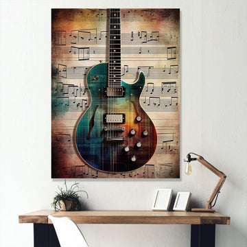 Playing To The Melody - Music Canvas Wall Art